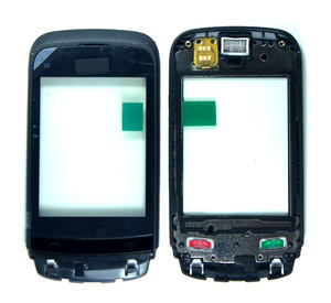 Сенсор Nokia C2-02/C2-03/C2-06 org + frame (black)