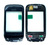 Сенсор Nokia C2-02/C2-03/C2-06 + frame (black) (Original)