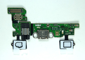 Шлейф Samsung A300 / A3 разъема зарядки и разъема гарнитуры 