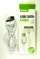 Кабель USB Remax длина 1m для iphone 4/4s