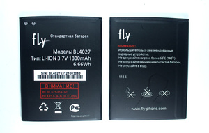 Батарея BL-4027 для Fly Quad Phoenix (IQ4410) в блистере