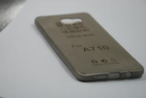 Задние накладки Samsung A7 2016г / A710 рисунок под металл, сталь, золото