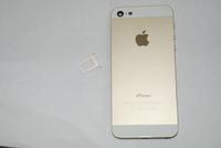 Задняя крышка iPhone 5g + шлейфа (gold) (original)