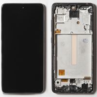Дисплей + сенсор Samsung Galaxy A52/A525 (black; в раме) (OLED, small size)