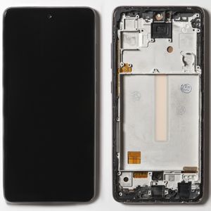 Дисплей + сенсор Samsung Galaxy A52/A525 (black; в раме) (OLED, small size)