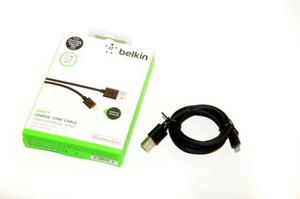 Кабель Lightning Belkin спиральный (black)