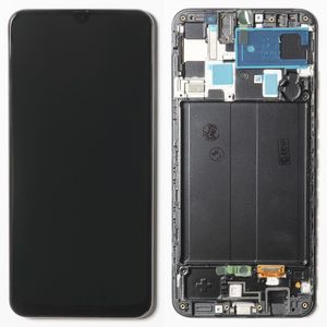 Дисплей + сенсор Samsung Galaxy A50/A505 2019 (black; в раме) сервис Китай