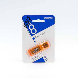 USB 2.0 Флеш-карта 8GB SmartBuy (Glossy Orange)