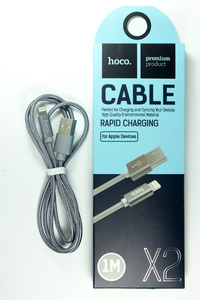 Кабель Lightning HOCO X2 1m (gray)