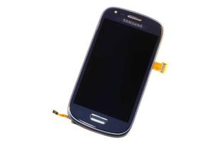 Дисплей + сенсор + frame Samsung I8190/S3 mini (blue)  + home button 