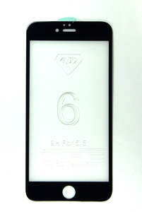 Защитное стекло для iPhone 5G/5C/5S/SE (black)