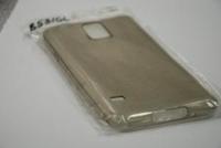 Задние накладки  G900F / Galaxy S5 коричневые силиконовые TPU