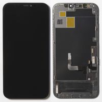 Дисплей + сенсор iPhone 12/12 Pro JK (black) (SOFT OLED) (Move IC)