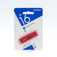 USB 2.0 Флеш-карта 16GB SmartBuy (Dock Red)