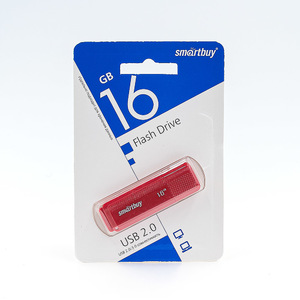 USB 2.0 Флеш-карта 16GB SmartBuy (Dock Red)